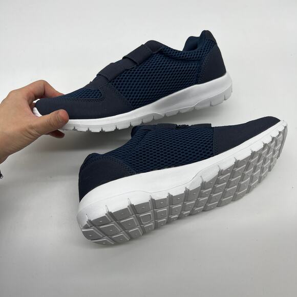 Womens Shoes Flat Slip On Closed Toe Snecker Blue Navy Size 8US - Picture 5 of 10